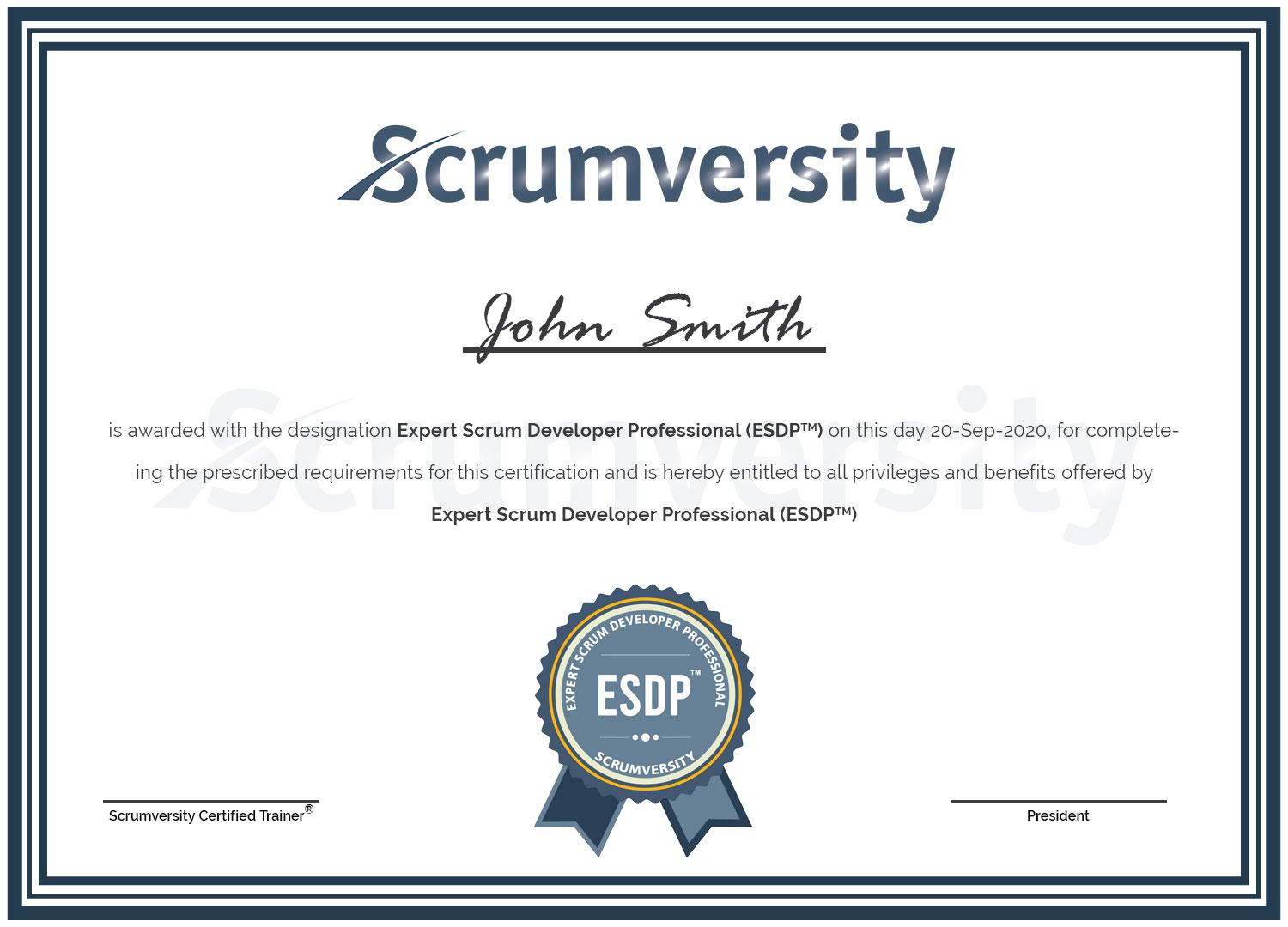 Professional Scrum Developer™ Certification
